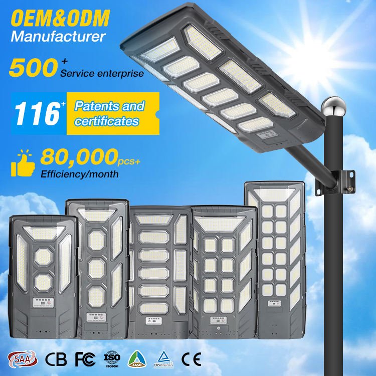 ZNSL-AIO-05 LED solar street light lightweight ABS shell product family