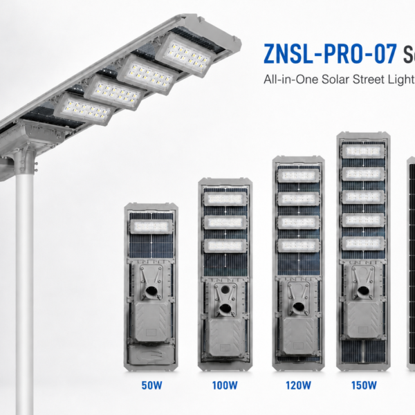 ZNSL-PRO-07 Solar Pro All-in-One Solar Street Light Series