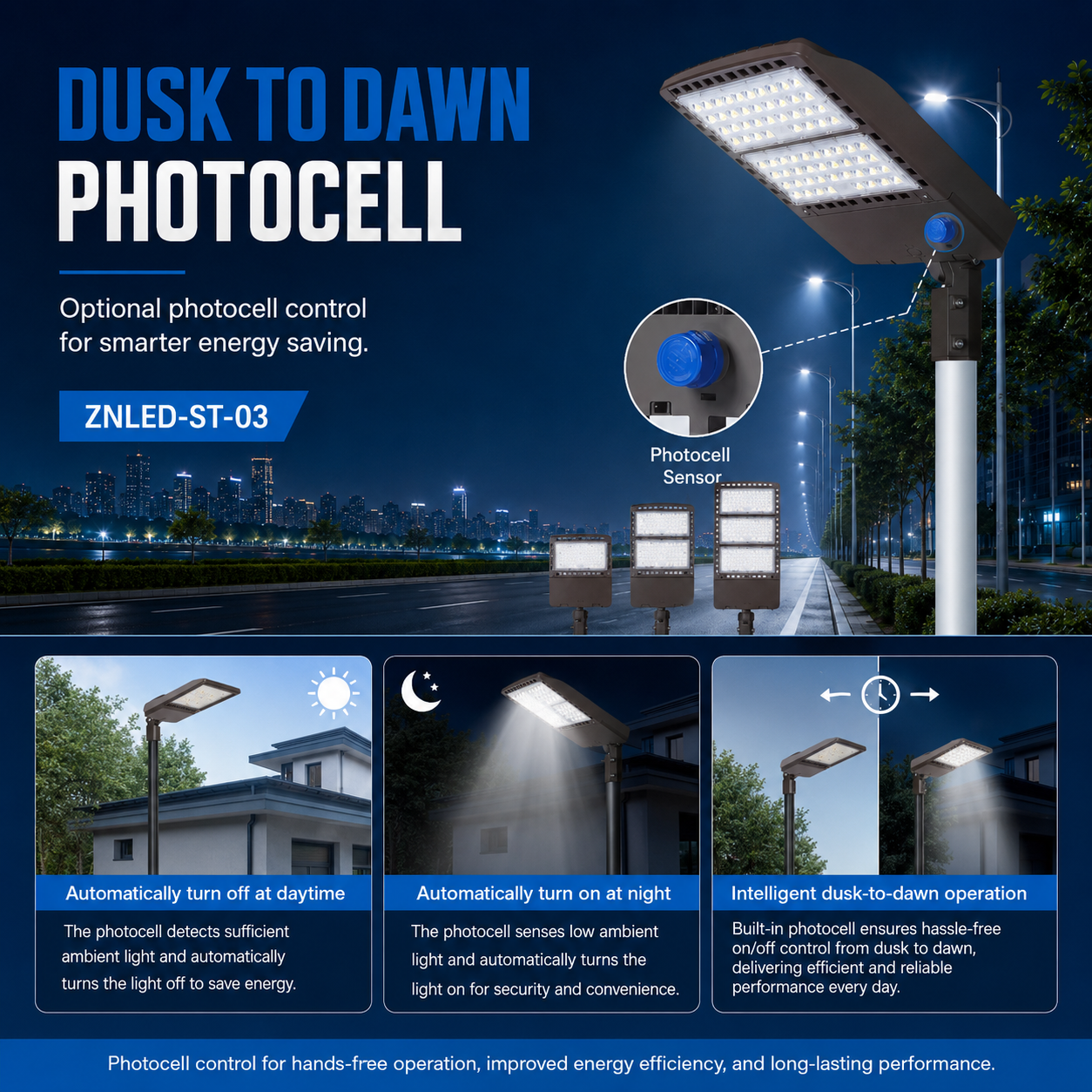 ZNLED-ST-03 LED street light high-efficiency lighting system